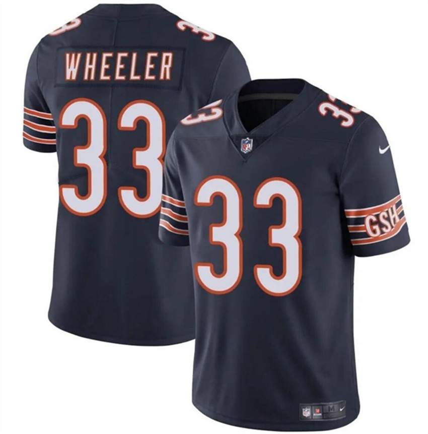 Youth Navy Chicago Bears #33 Ian Wheeler Vapor Stitched Football Jersey